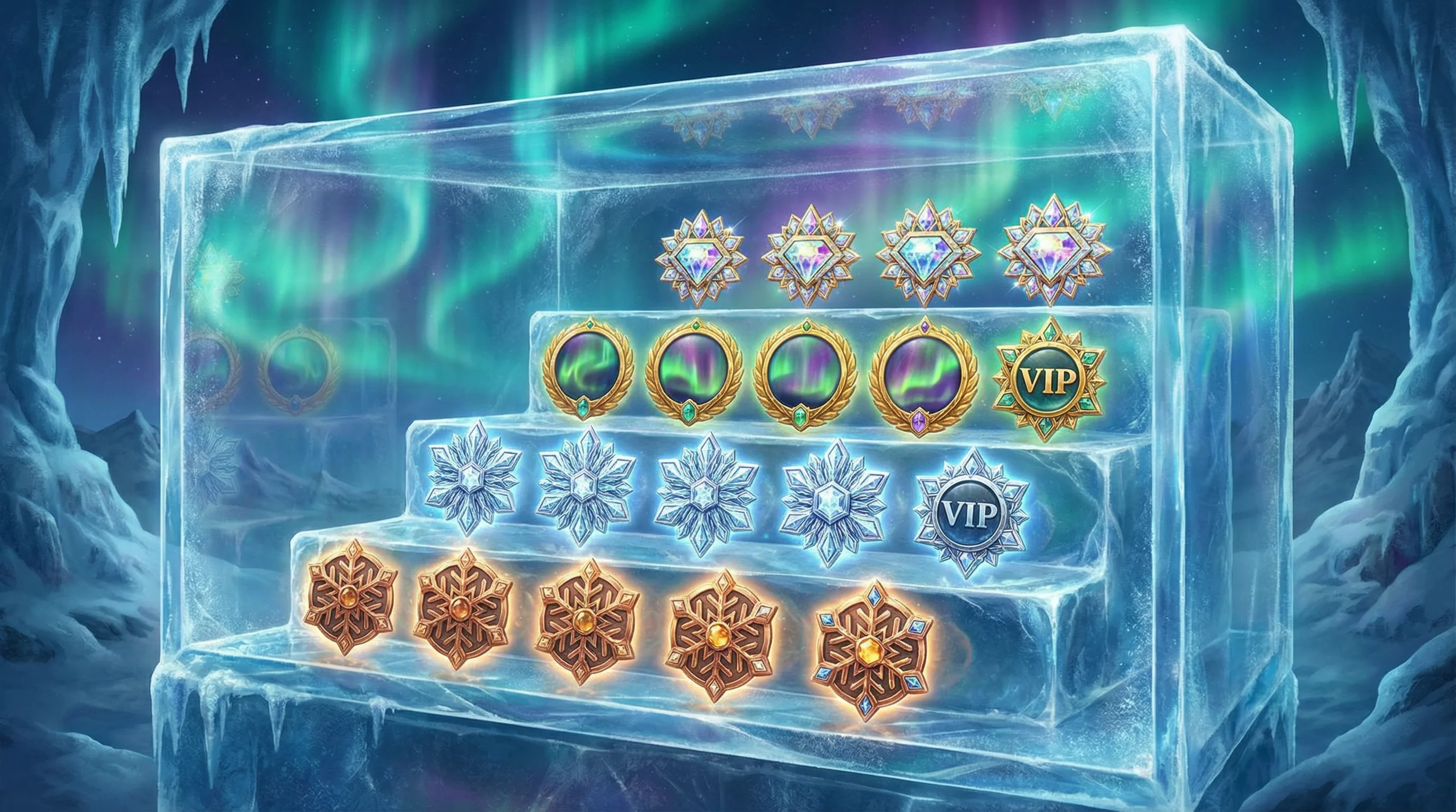 pg电子极光勋章VIP等级展示